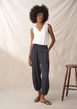 MOLLY LEOPARD PRINT SATIN TROUSERS