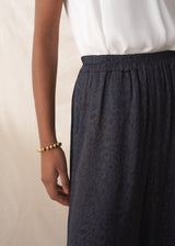 MOLLY LEOPARD PRINT SATIN TROUSERS