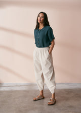 Light oatmeal cord trosuers