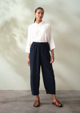 MOLLY NEEDLE CORD TROUSER - NAVY