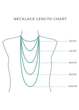 HOPE CRYSTAL NECKLACE - DARK GREY