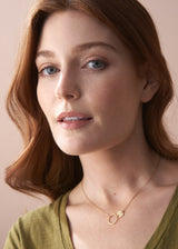 NIKA LINK CHARM NECKLACE