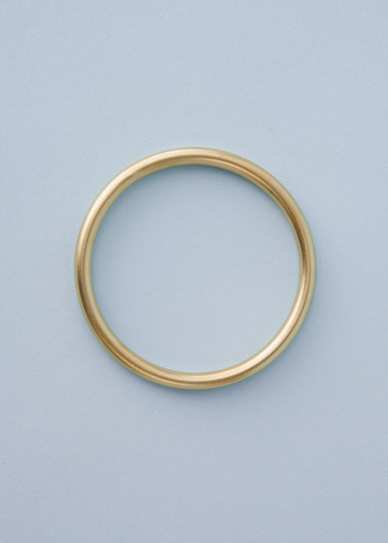Gold matt bangle