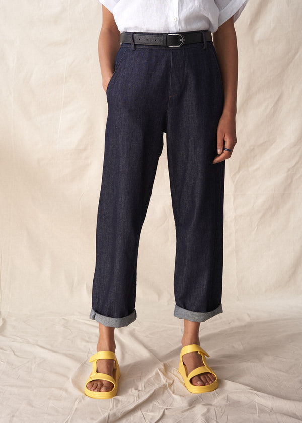 Mid blue slim fit jeans