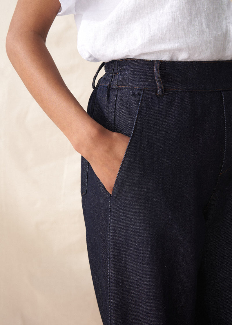 Mid blue slim fit jeans
