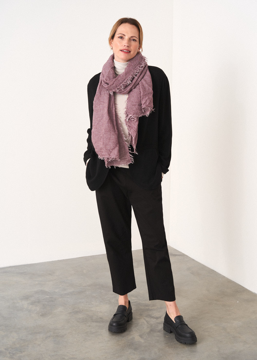 PIPER ROLL NECK OATMEAL