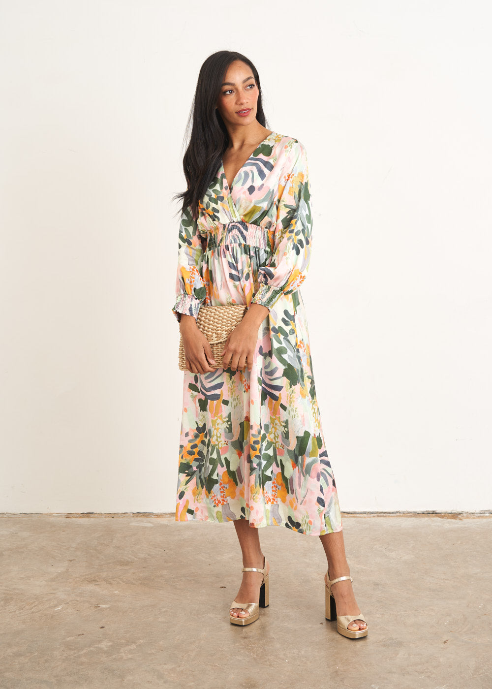 Midi Dresses | Satin, Long Sleeve & Leopard Midi Dresses | BUSBY & FOX