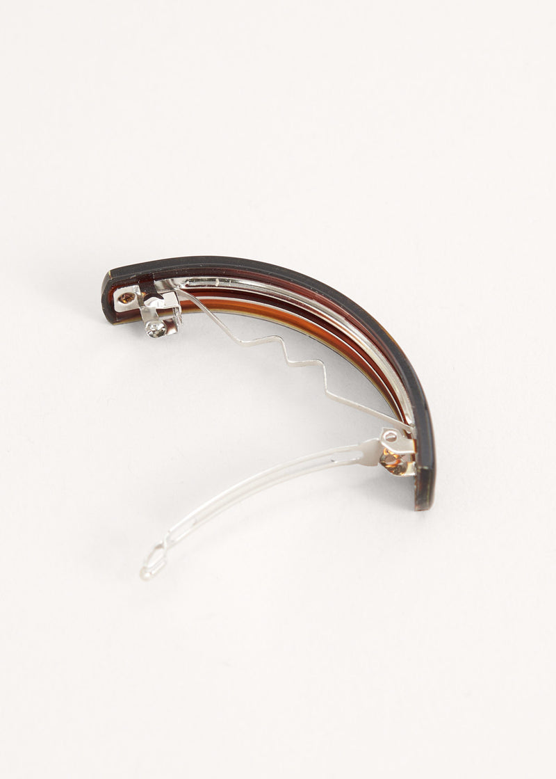 Small amber hair clip