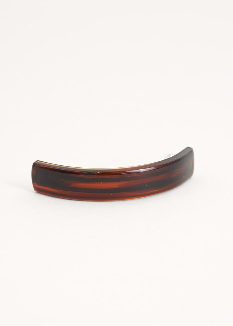 Small amber hair clip