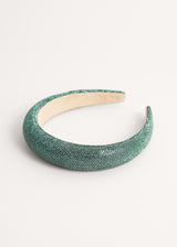 Green sequin headband