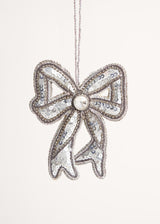 Sequin bow decoration