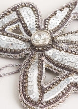 Sequin bow decoration