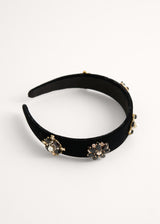 Black embellished headband