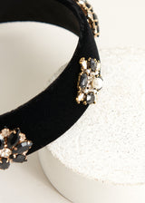 Black embellished headband