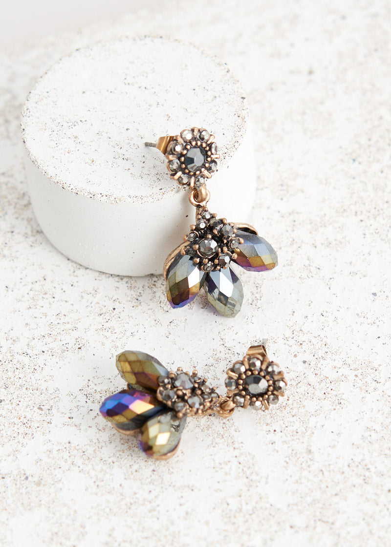Beaded drop earrings