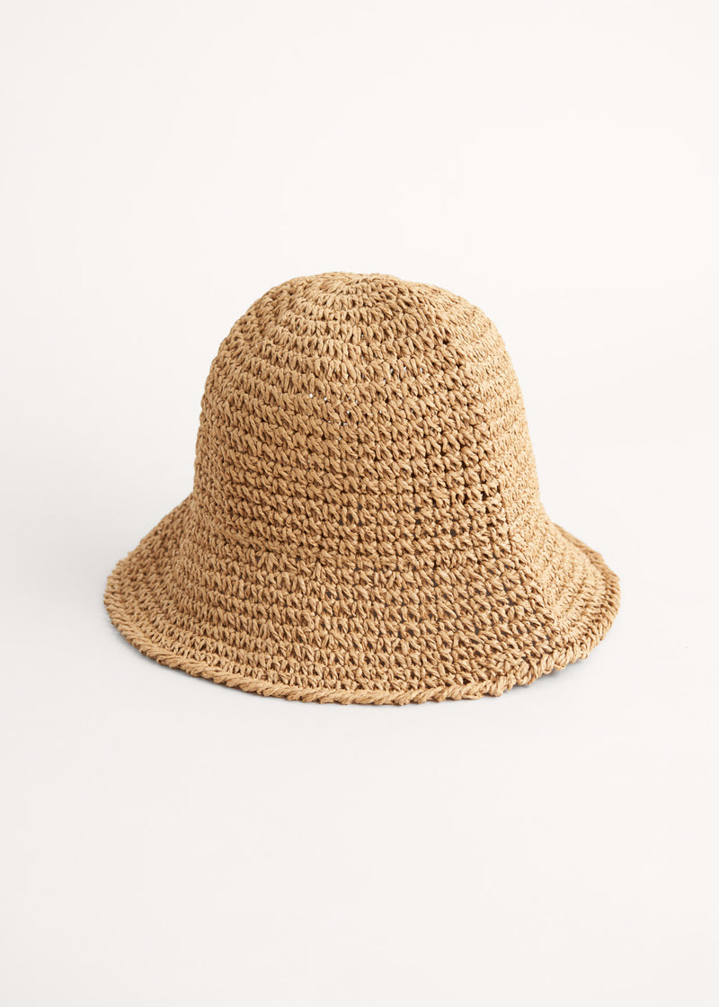 Cream soft sun hat