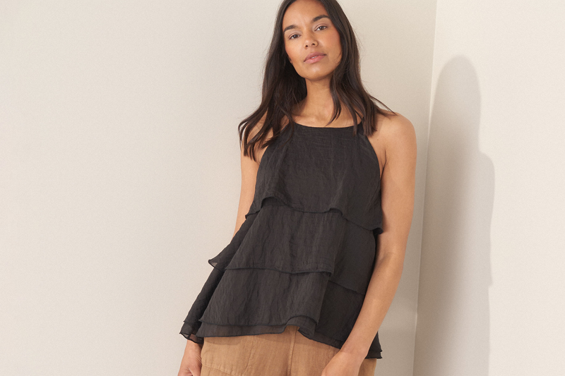 Sleeveless Tops | Women's Vests, Tanks & Cami's | BUSBY & FOX