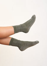 Sparkly ribbed socks
