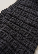 SOLI SKINNY NECKERCHIEF - CHARCOAL MARL