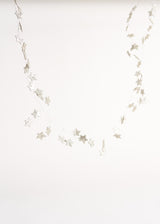 Silver star garland