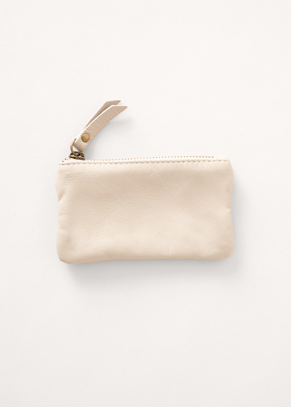SUKI LEATHER PURSE OFF WHITE
