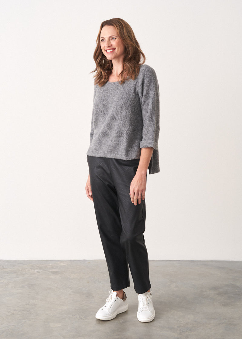 Grey soft boxy sweater