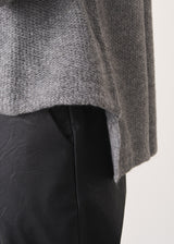 Grey soft boxy sweater