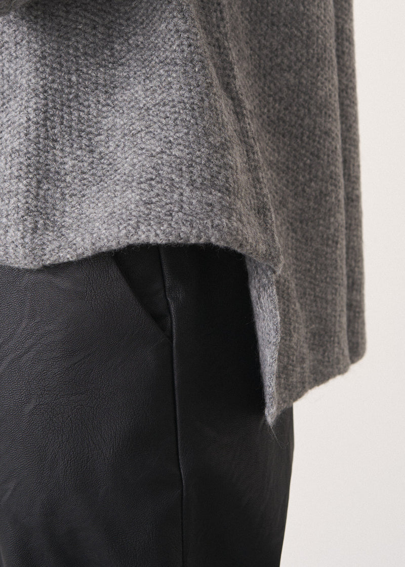 Grey soft boxy sweater