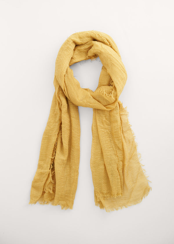 Mustard yellow scarf