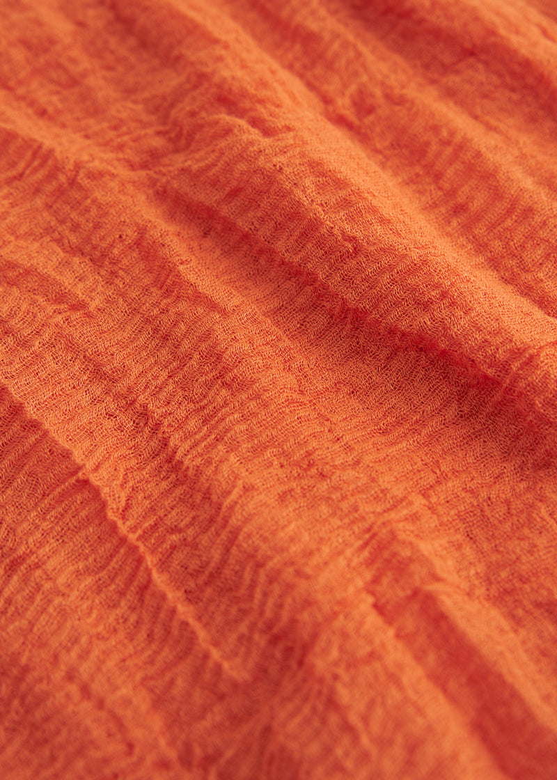 Terracotta orange scarf