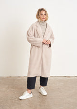 Oatmeal oversized soft coat
