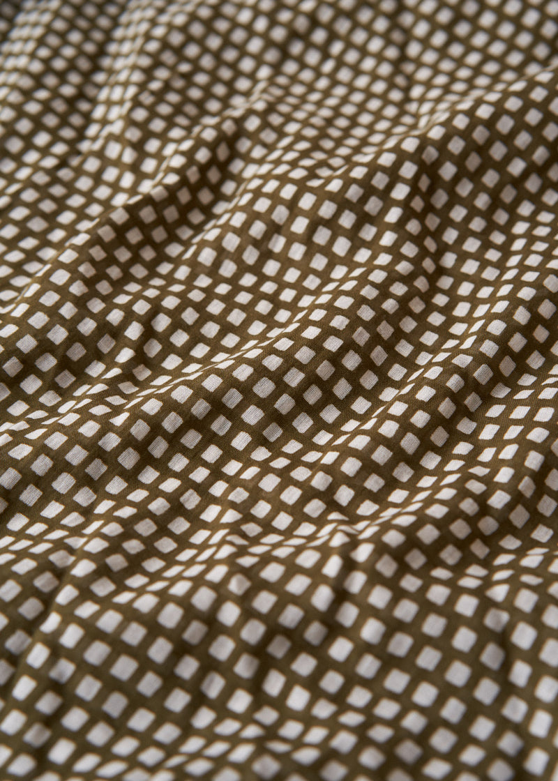 VARLEY COTTON SCARF - KHAKI
