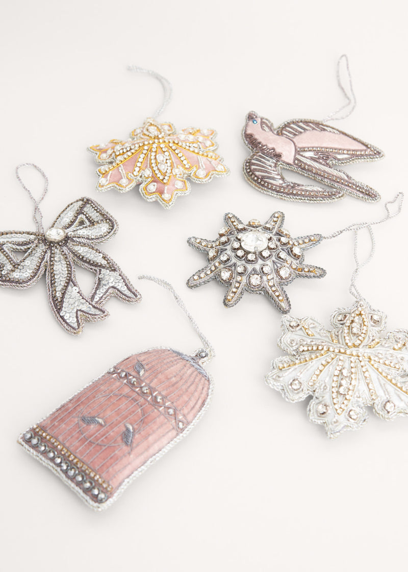 HANDCRAFTED SEQUIN BOW DECORATION