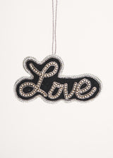 Velvet love decoration