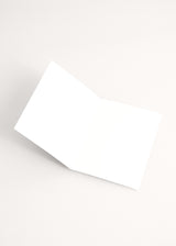 ILLUSTRATED WHITE CORNUS GREETING CARD
