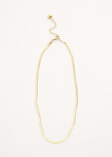 Gold simple chain necklace