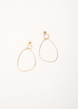 Irregular drop earrings