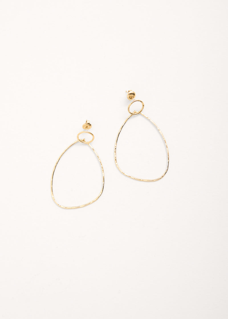 Irregular drop earrings