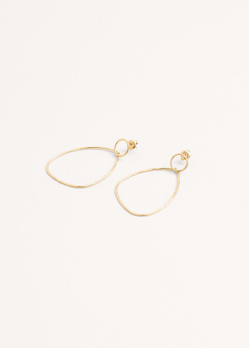 Irregular drop earrings