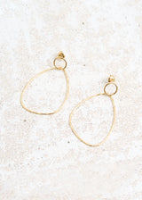 Irregular drop earrings