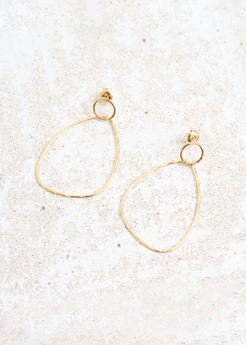 Irregular drop earrings
