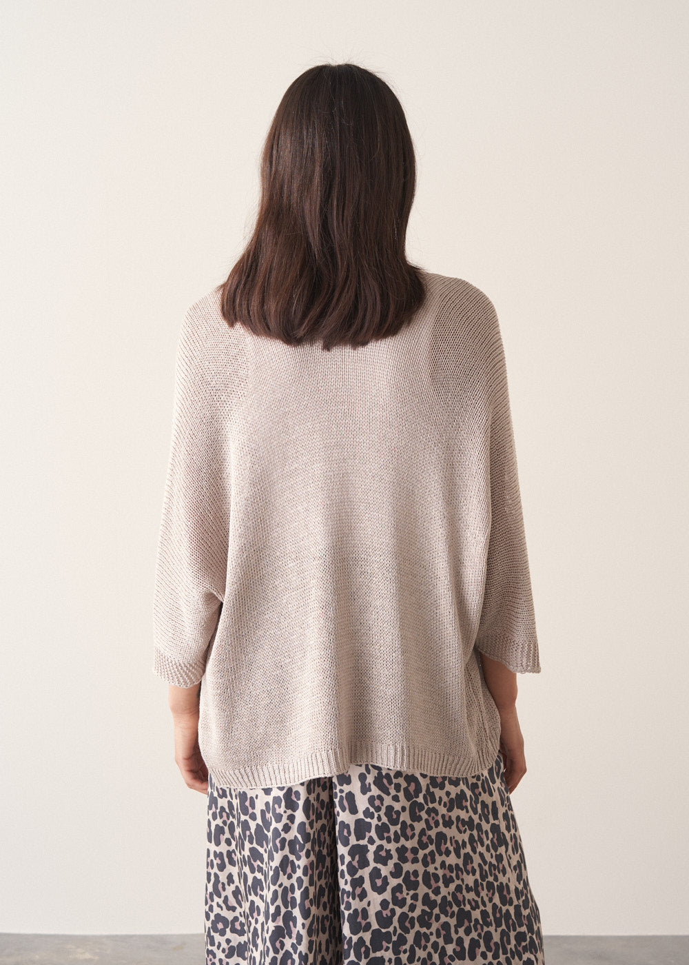 Daphne Cardigan - Greige | Knitwear – Busby & Fox