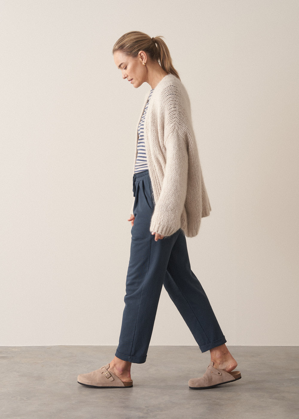Dina Chunky Knit - Oatmeal | Knitwear | BUSBY & FOX – Busby & Fox