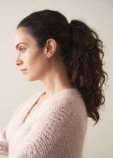 SELENE MOON STUDS - CLEAR