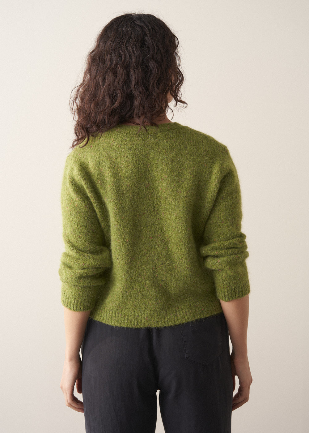 Edie Cardigan - Green | Knitwear – Busby & Fox