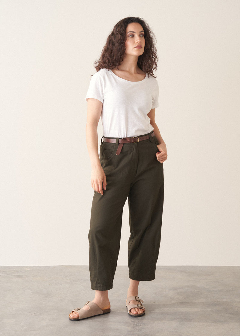 Elise Trouser - Dark Green | Bottoms – Busby & Fox