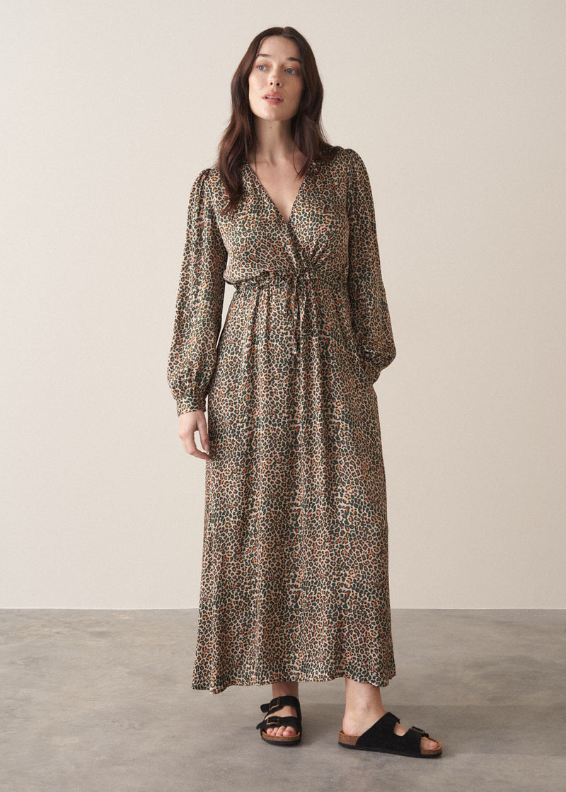 Evelyn Leopard Satin Dress | Summer Dresses | BUSBY & FOX  Busby & Fox