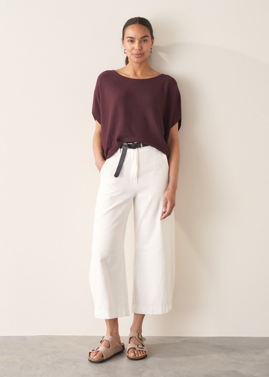 FELICITY BARREL LEG DENIM TROUSER