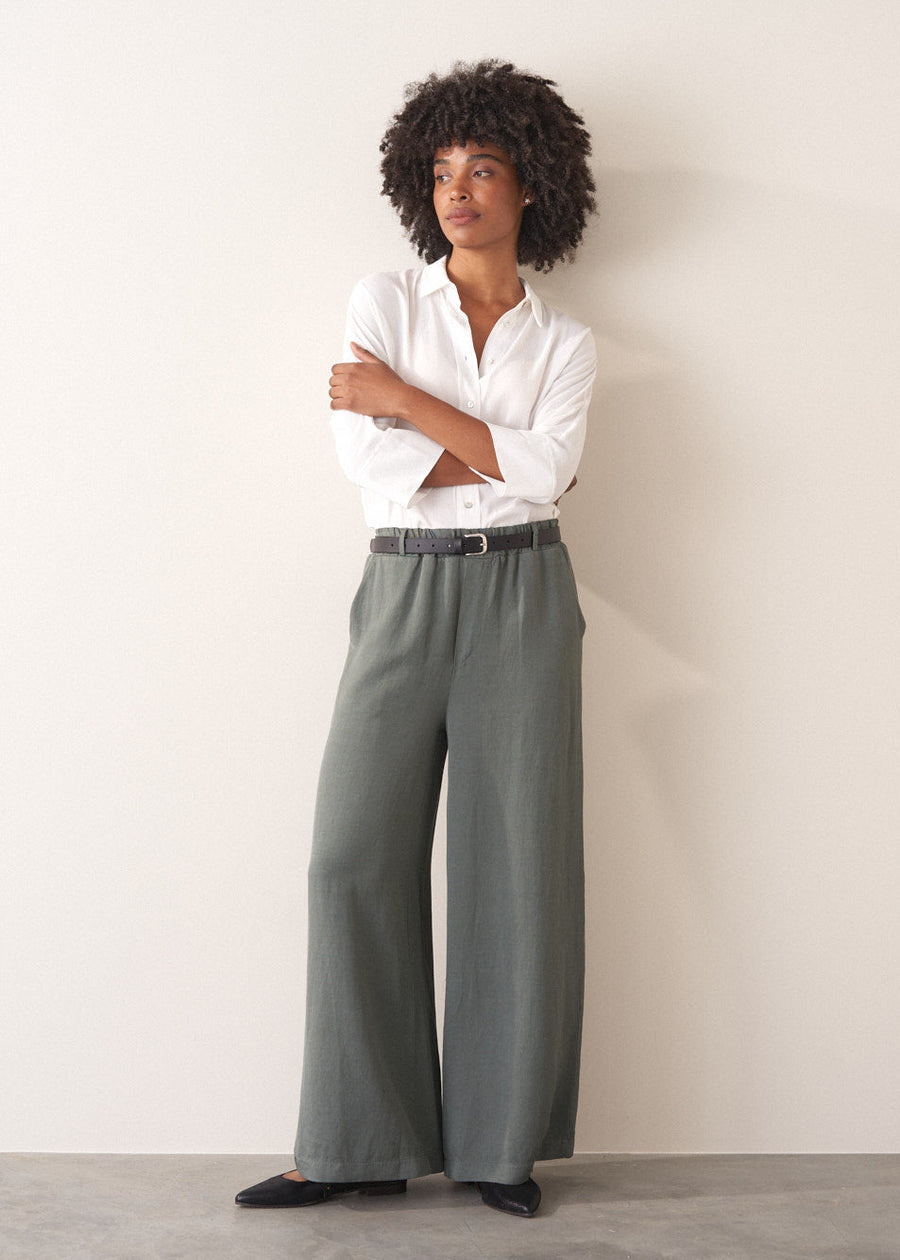 Wide Beatrix Pants【Beatrix】38 YORK NEW 新品同様FOXEY Leg Johnson Ulla - Ivory - Trouser パンツ