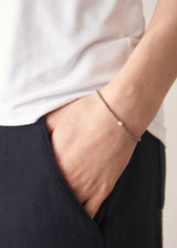 ANGHARAD BEADED BRACELET - GREY